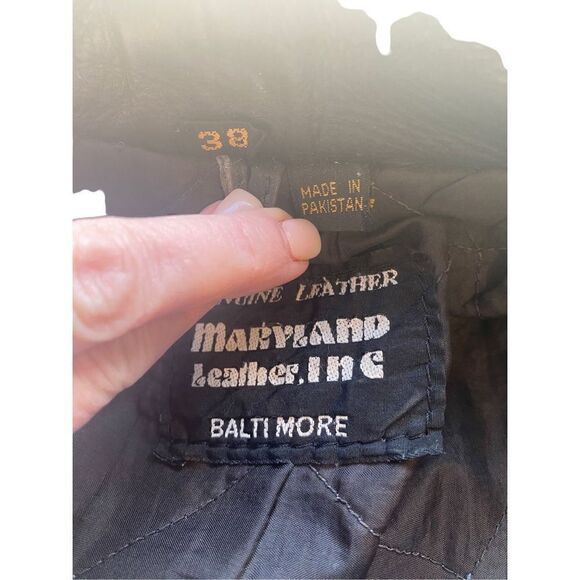 Maryland Leather motorcycle jacket Size 38 - Picture 10 of 16